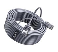 Starlink Cavo Gen 3/Starlink Mini, cavo di ricambio standard Cat6, mini cavo Ethernet Starlink impermeabile, kit Internet Starlink prolunga cavo satellitare per Starlink V3/V4/Mini, grigio (10m/30ft)