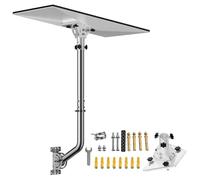 Starlink gen 3 supporti, Starlink Gen 3, set di installazione da parete lungo Starlink per kit internet, satellite, supporto per installazione sul tetto Starlink Gen 3