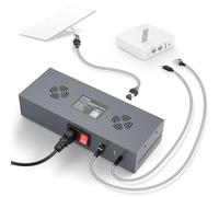 Starlink - Iniettore PoE Gen 3, protezione passiva ed ESD GigE da 200 W per Starlink Gen 3, ingresso CA 110-260 V, uscita di alimentazione USB e tipo C e convertitore step-up DC 54 V 3 A per piatto