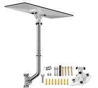 Starlink - Kit di montaggio a parete lungo, adattatore per tubo Starlink Gen 3, inclinabile a 160° regolabile, montaggio a parete Starlink, montaggio a parete/tetto da 61 cm per Starlink V3 Standard