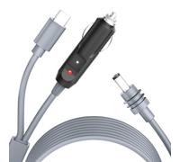 Starlink - Mini cavo 2 in 1 da USB C/accendisigari a CC, per accessori Starlink Mini, 3 m, 100 W, cavo di alimentazione Starlink, da tipo C a CC, 5,5 x 2,1 mm, impermeabile, 18 AWG, 3 m