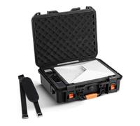 Starlink - Mini custodia da trasporto con vano batteria integrato, guscio rigido impermeabile IP67 con schiuma su misura per Starlink Mini, supporto, adattatore, alimentatore e cavi, ideale per uso