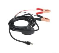 Starlink Mini DC Adapter 12-48V per morsetti a coccodrillo per (300 cm) | Diretto per il collegamento della batteria, per morsetti a coccodrillo, lunghezza, ideale per auto o installazione solare