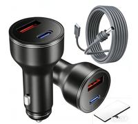 Starlink per mini cavo, adattatore per auto DC 12 V-24 V, cavo di alimentazione per mini Starlink con caricabatterie per accendisigari, cavo di alimentazione CC impermeabile 16AWG (3 metri)