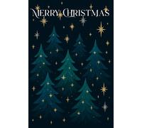 Starlit Enchanted Forest Holiday Notebook: 6"x9" Paperback Christmas Journal, 120 lined pages