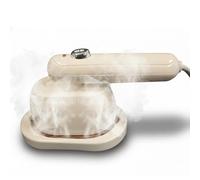 STARLYF Magic Iron Vaporizzatore per biancheria da mano, riscaldamento rapido, 20 secondi, serbatoio 100 ml, doppia funzione a secco e umido, manico girevole a 90°, piastra triangolare, design