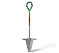 STARLYF Pala da Scavo Root Digger, Vanga da giardino con manico a lama trapezoidale, Alta Qualità Vanga Taglio, Denti ultra affilati in acciaio, manico 360°, 123 cm, robusto e durevole