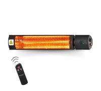 STARLYF Riscaldatore alógena a Infrarossi Radiant Heater (IP65), Stufa Elettrica a Parete con Telecomando e Livelli Regolabili, Idrorepellente, Per interni, terrazze, balconi, terrazze di ristoranti