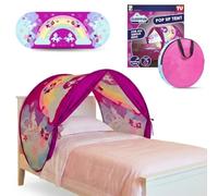 Starlyf Sleepfun Tent Rosa - Tenda da Gioco per Bambini, per Letto o Pavimento, con Luce Interna, Facile da Montare, per Camera, Giardino o Viaggi