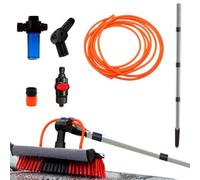 STARLYF - Telescopic Hydrocleaner, scopa telescopica per pulizia, idropulitrice telescopica, alimentazione ad acqua, dispensatore di sapone, pulizia pannelli solari, lavaggio camion, autobus, auto,