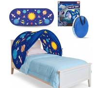 STARLYF Tenda da Gioco Sleepfun Tent, Tenda da letto per bambini, tenda da sogno pieghevole, Tenda Pop Up Struttura Decorativa per Letto dei Bambini, Luce Notturna per Cameretta