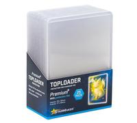 StarMaker 25 Toploaders 70 x 97mm Protezione Carte TCG Premium - Ultra Chiari e Trasparenti con Pellicola - Custodie Rigide per Collezionismo