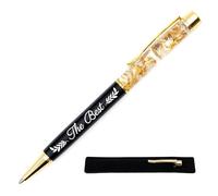 StarMaker The Best, penna a foglia d'oro con astuccio in tessuto, regalo originale e chic da regalare per il miglior collega, amico