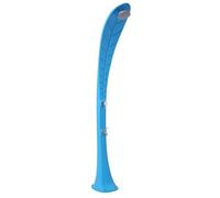 STARMATRIX Doccia Solare Esterna Blu in Polietilene HD con Riscaldamento Solare e Soffione Autodecalcificante Serbatoio da 35l Miscelatore Monocomando LEAFAGE SS0930 BLUE