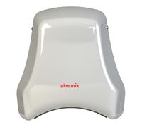 Starmix Asciugacapelli Vandal con custodia in acciaio verniciato a polvere bianca Quantità:1