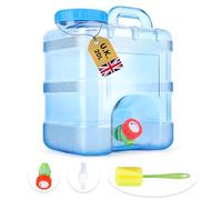 Starnearby Contenitore d'acqua da 20 litri con rubinetto, secchio d'acqua portatile in plastica con rubinetto, facile da pulire, senza BPA, per campeggio all'aperto, feste, furgoni, camper, scuola
