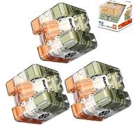 Starnearby Cubo Labirinto 3D, Rompicapo Labirinto, Coordinazione Occhio-mano, Sviluppo della Logica, Antistress, Puzzle Labirinto con Sfera d'acciaio, Cubo Magico (3 pezzi)