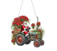 Starnearby Diamond Painting Ghirlanda Natale Fai da te, Diamond Painting Decorazioni Natalizie, Ghirlanda Natalizia da Appendere, Strass Faccia Singola, Decorazione Natale, Regalo