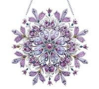Starnearby Diamond Painting Ghirlanda Natale Fai da te, Diamond Painting Decorazioni Natalizie, Ghirlanda Natalizia da Appendere, Strass Faccia Singola, Decorazione Natale, Regalo