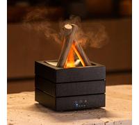 Starnearby Diffusore di Oli Essenziali Fiamma, Diffusore di Aromi a Fiamma a 7 Colori, Umidificatore per Aromaterapia, Diffusori Profumo 280 ml per Casa, Ufficio, Yoga, Sport (Nero)