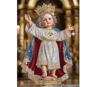 Starnearby DIY Diamond Painting Madonne Trapano Parziale Strass, Diamond Painting Vergine Maria Forma Speciale, Pittura Diamante Speciale 5D Fai da te Kit Pittura a Mosaico 30x40cm