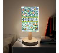 Starnearby Lampada da Tavolo con Diamond Painting Fai da te, Lampada Pittura Diamante, Lampada da Comodino USB con Motivo Mandala, Luce Notturna Diamond Painting, Decorazione della Casa
