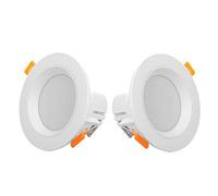 Starnearby Plafoniera LED da Incasso con Sensore di Movimento 7W Faretto da Incasso LED Extra Piatto Faretto da Soffitto per Bagno, Ufficio, Soggiorno, Corridoio