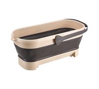Starnearby Secchio Pieghevole Rettangolare con Manico Mocio e Lavapavimenti