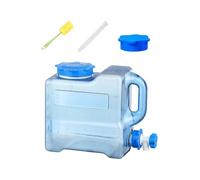 Starnearby Tanica per Acqua con Rubinetto 6L-18L, Serbatoio per Acqua Potabile, Bidone Acqua con Rubinetto, Contenitore per Acqua da Campeggio con Tubo di Prolunga e Spazzola (7.5L C)