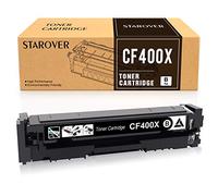 STAROVER 201X Cartucce Toner Compatibile per HP 201X 201A CF400X CF400A per HP LaserJet Pro MFP M277dw M252dw MFP M277N MFP M277 LaserJet Pro M252 M252n M274n M277c6 Stampante (1 Nero)