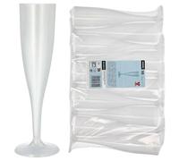 Starpak 100 bicchieri da spumante riutilizzabili PP 0,1 l Ø 4,8 cm · 20,1 cm monopezzo, infrangibili