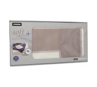 Starpak | 20 Tovaglie, Effetto Tessuto, Materiale Tessuto Non Tessuto PP con Rivestimento in PE, Dimensioni 80 cm x 80 cm, Colore Grigio, Linea Soft Selection Plus, 20 Tovaglie x 1 Confezione