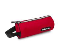 Starplast Astuccio 1 cerniera, cilindrico, 1 tasca, con manico, compatto, 10 colori, 22 x 8 cm, grande capacità, per studenti secondari o università., rosso, Borse scolastiche