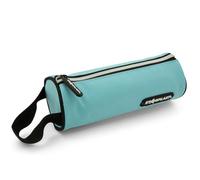 Starplast Astuccio 1 cerniera, cilindrico, 1 tasca, con manico, compatto, 10 colori, 22 x 8 cm, grande capacità, per studenti secondari o università., Blu chiaro, Borse scolastiche
