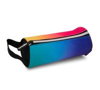 Starplast Astuccio con 1 cerniera, cilindrico, 1 tasca, con manico, compatto, 6 disegni, 22 x 8 cm, grande capacità, per studenti secondari o università., Motivo 3, Borse scolastiche
