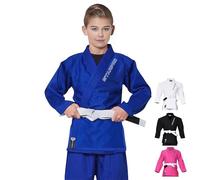 Starpro Evolve Bambini Gi Jiu Jitsu Premium Preshrunk - Molte Dimensioni e Colori - BJJ, Jujitsu, Juijitsu Junior