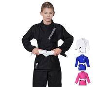 Starpro Evolve Bambini Preshrunk Premium Jiu Jitsu, BJJ Gi Molte Dimensioni e Colori Gi Jujitsu, Gi Light BJJ, Gi Jiu Jitsu, Gi Juijitsu, Gi BJJ, Gi BJJ Junior