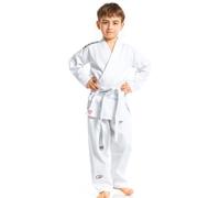 Starpro Kimono Bambini Judo GI 250 Grammi Com Miscela di Cotone Premium. Uniforme Professionale per Allenamento e Competizioni - Biano - Bambina e Bambino - 100cm-170 cm - con Cintura