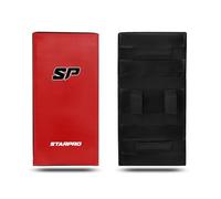 Starpro Scudo da Boxe in Triplo Vinile High-Tech. Scudo Colpitore per Allenamento e Combattimento MMA, Muay Thai, Karate, Arti Marziali e Kickboxing - Nero, Rosso e Nere o Blu e Nero - Varie Misure