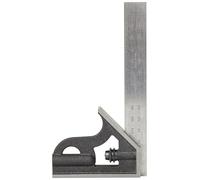Starrett 10MH-150 Squadra Combinata con Elemento Angolare, 150mm Taglia, Metrica