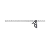 Starrett 11MH-600 - Squadra combinata da 600 mm con elemento angolare, sistema metrico