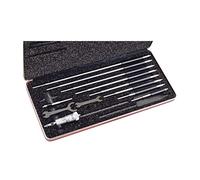 Starrett 124BZ solid-rod Vernier set di micrometri per interni, 2 - 30,5 cm Range, 0 cm"Graduation, precisione, con custodia