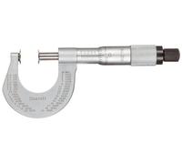 Starrett 256pn-1 disc-type micrometro, tinta unita thimble, 0 - 2,5 cm Range, 0 cm "Graduation, precisione