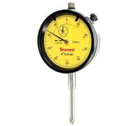 Starrett 3025-681 - Indicatore a quadrante, area di misurazione 20 mm, scala 0,01 mm, sensibilità 0-100, colore quadrante: giallo