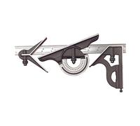 Starrett 435 - 12 - 4R combination Square con testa quadrata, centro, soffione e reversibile goniometro e lama