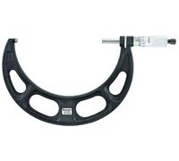Starrett 436MXRL-175-Micrometro per esterni, Ratchet Stop, con dado, in carburo di tungsteno, facce, 150-175 mm, Range, graduazione 0,01 mm, precisione,-0,005 mm