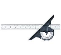 Starrett 491 - 24 - 4R Reversible Bevel Protractor with Black Wrinkle Finish, 4R Graduations, 61 cm Dimensioni