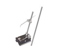 Starrett 56B - Calibro per superficie piccola con base in acciaio temprato, lunghezza mandrino da 10,2 cm e 17,8 cm, base 5,1 cm di lunghezza e 3,5 cm di larghezza.