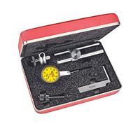 Starrett 708 Macz indicatore analogico con attacchi, a coda di rondine Mount, Yellow Dial, 0 - 100 - 0 lettura, quadrante 35 mm dia., 0 - 0.2 mm Range, 0.002 mm Graduation