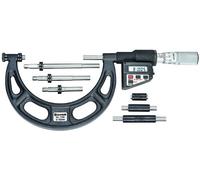 Starrett 714 Meaaflz LCD intercambiabile, attrito thimble Anvil micrometri, dado di bloccaggio, 0 - 100 mm Range, 0.001 mm Graduation, +/-millimetri accuratezza